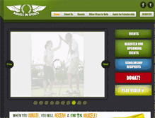 Tablet Screenshot of angelsinsports.org